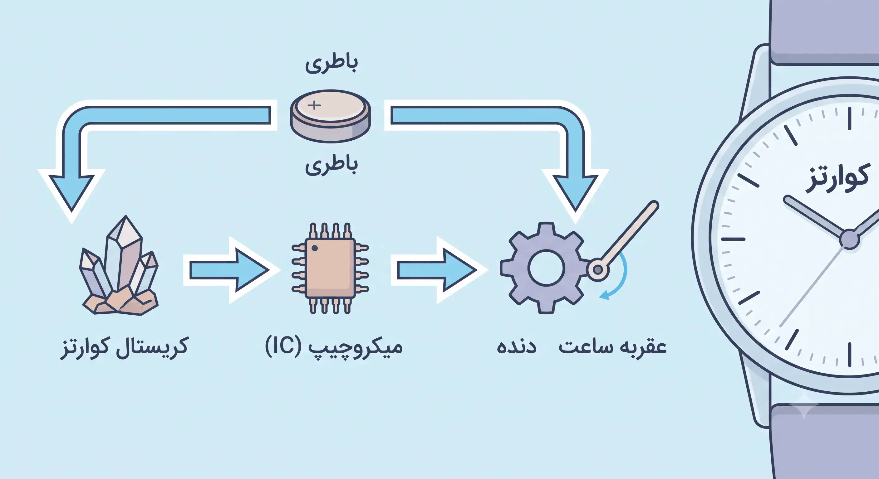 ساعت-کوارتز-چطور-کار-میکنه؟