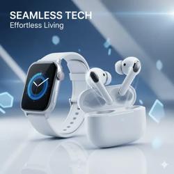 مشاهده و خرید ست‌های پیشنهادی ساعت هوشمند و ایرپادز (هدفون) برای تکمیل اکوسیستم سلامتی و سرگرمی شما. بهترین قیمت و گارانتی معتبر برای اتصال آسان.