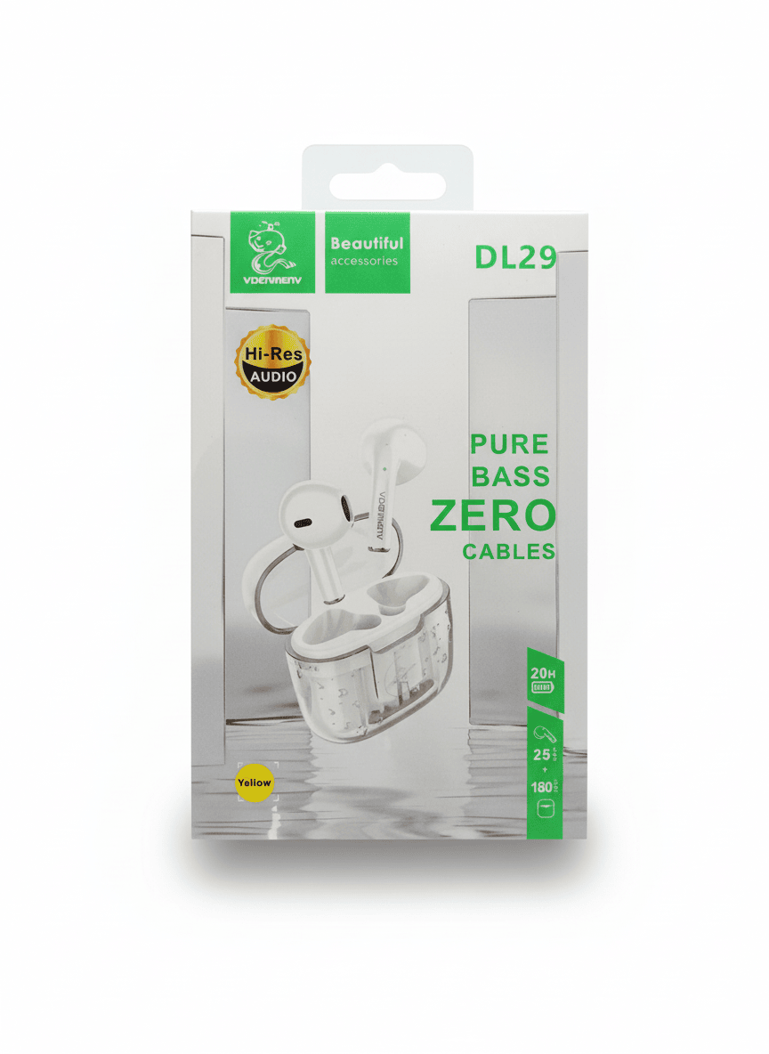 تصویر هندزفری بلوتوثی VDENMENY DL29 با بیس خالص (Pure Bass) و کیفیت Hi-Res