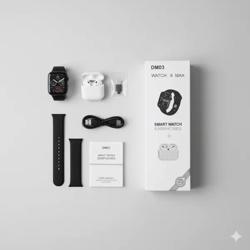 ست ساعت هوشمند DM03 به همراه ایرپاد | پک هدیه ۲در۱