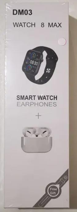 ست ساعت هوشمند DM03 به همراه ایرپاد | پک هدیه ۲در۱