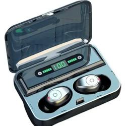 هدفون بی سیم مدل F9 با کیس پاوربانک و نمایشگر دیجیتال